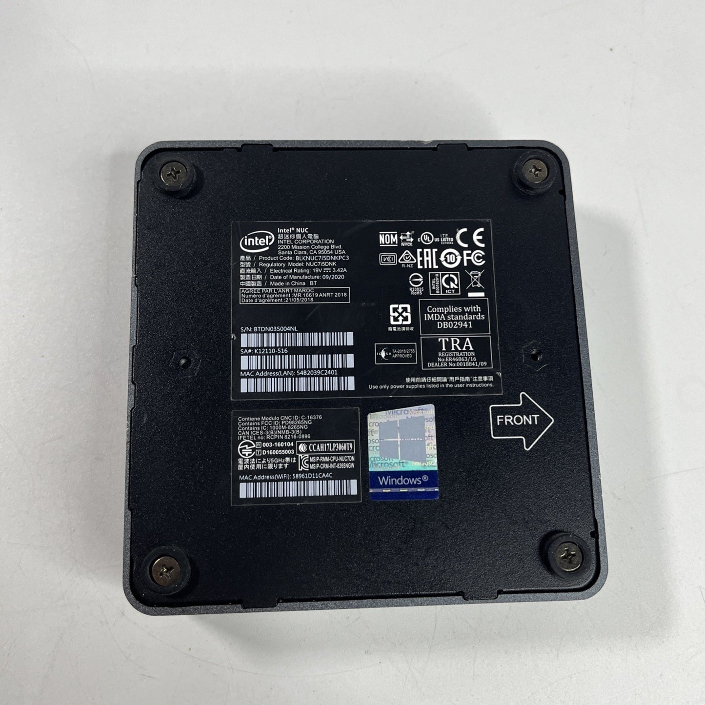 Intel NUC NUC7i5DNK Mini PC i5-7300U 8GB DDR4, 256GB SSD Win10