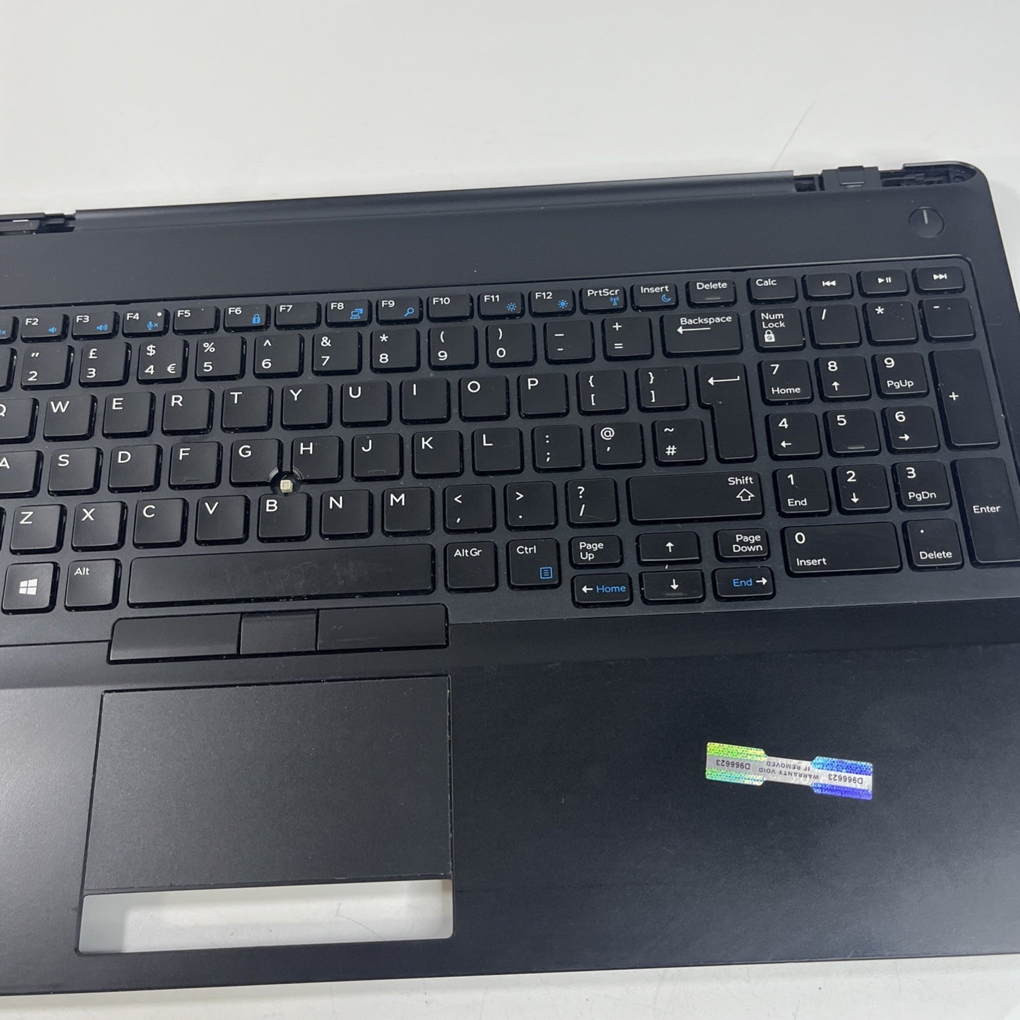 Genuine Black Dell Latitude E5570 Palmrest , Touchpad & Speakers. Missing Keys.
