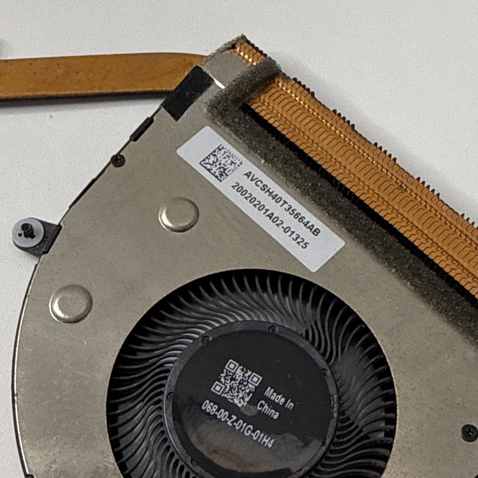 Lenovo Thinkpad X390 Yoga CPU Heatsink and Fan 01YU961