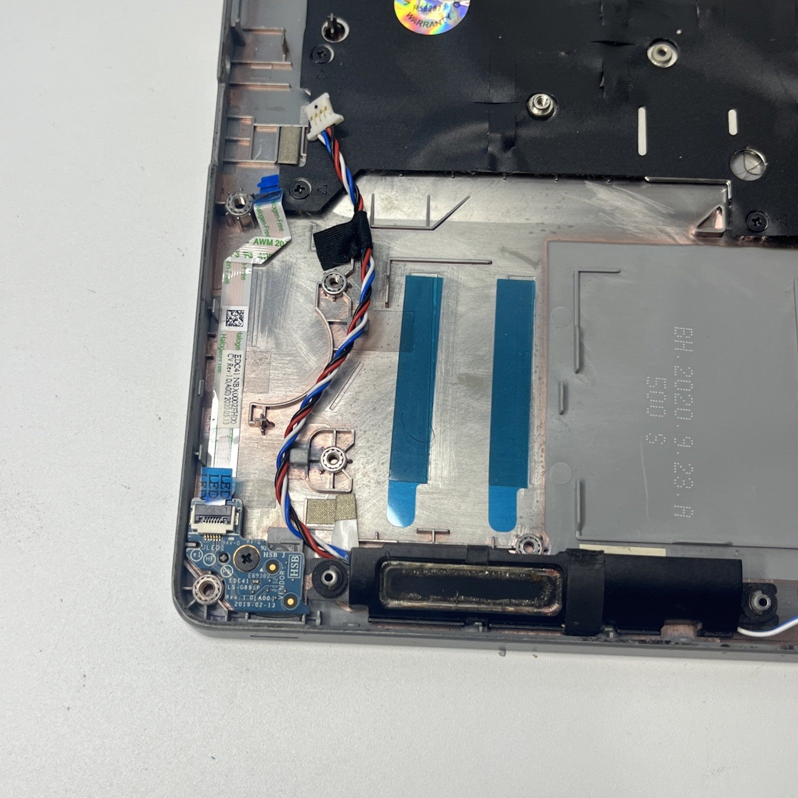 Genuine Silver Dell Latitude 5410 Palmrest With Keyboard And Trackpad ,Touchpad