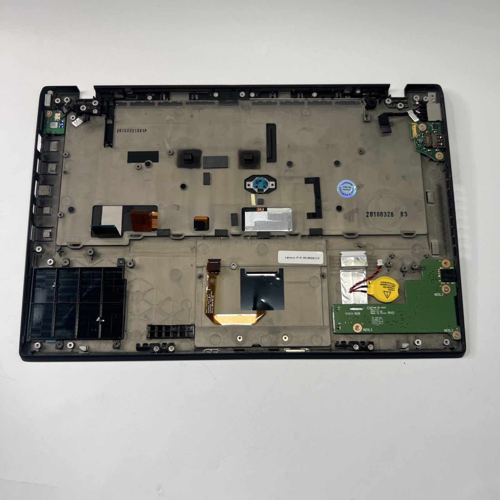 Genuine Lenovo ThinkPad T460s Complete Palmrest Assembly AM0YU000100