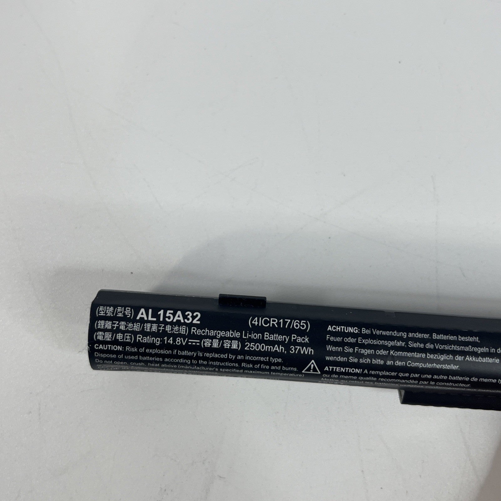 Genuine Acer Aspire V3-574  Laptop Battery AL15A32 Battery Health: Good