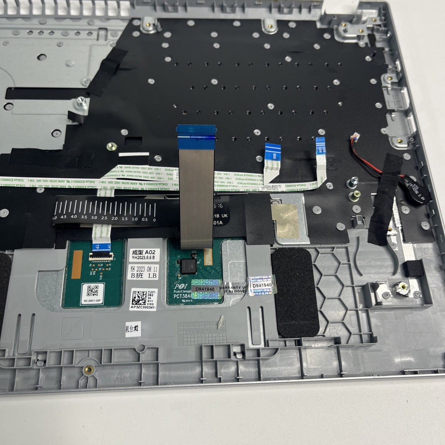Sliver Acer Aspire 3 A315-24P Palmrest Cover UK Keyboard & Touchpad AM3ZC0006