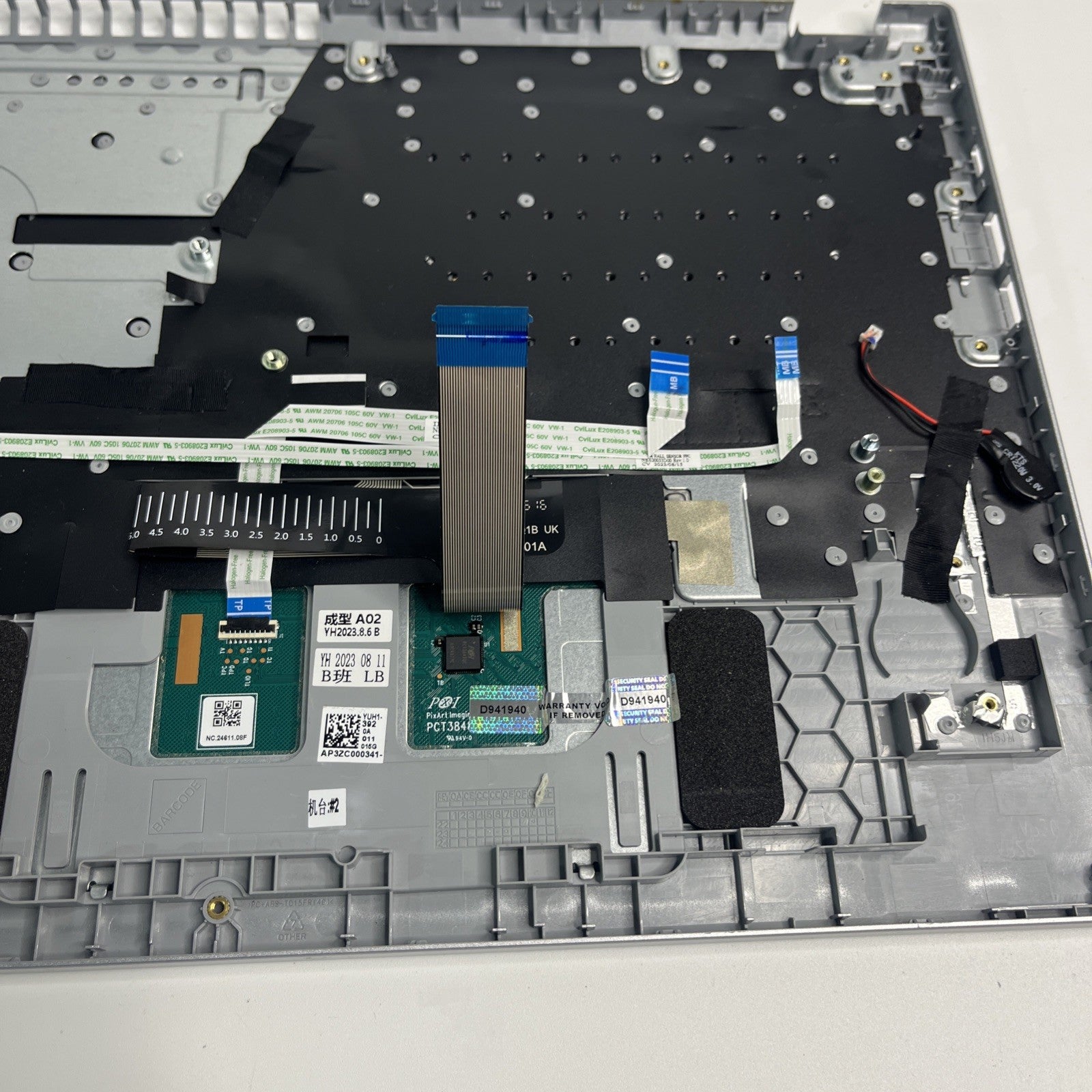 Sliver Acer Aspire 3 A315-24P Palmrest Cover UK Keyboard & Touchpad AM3ZC0006