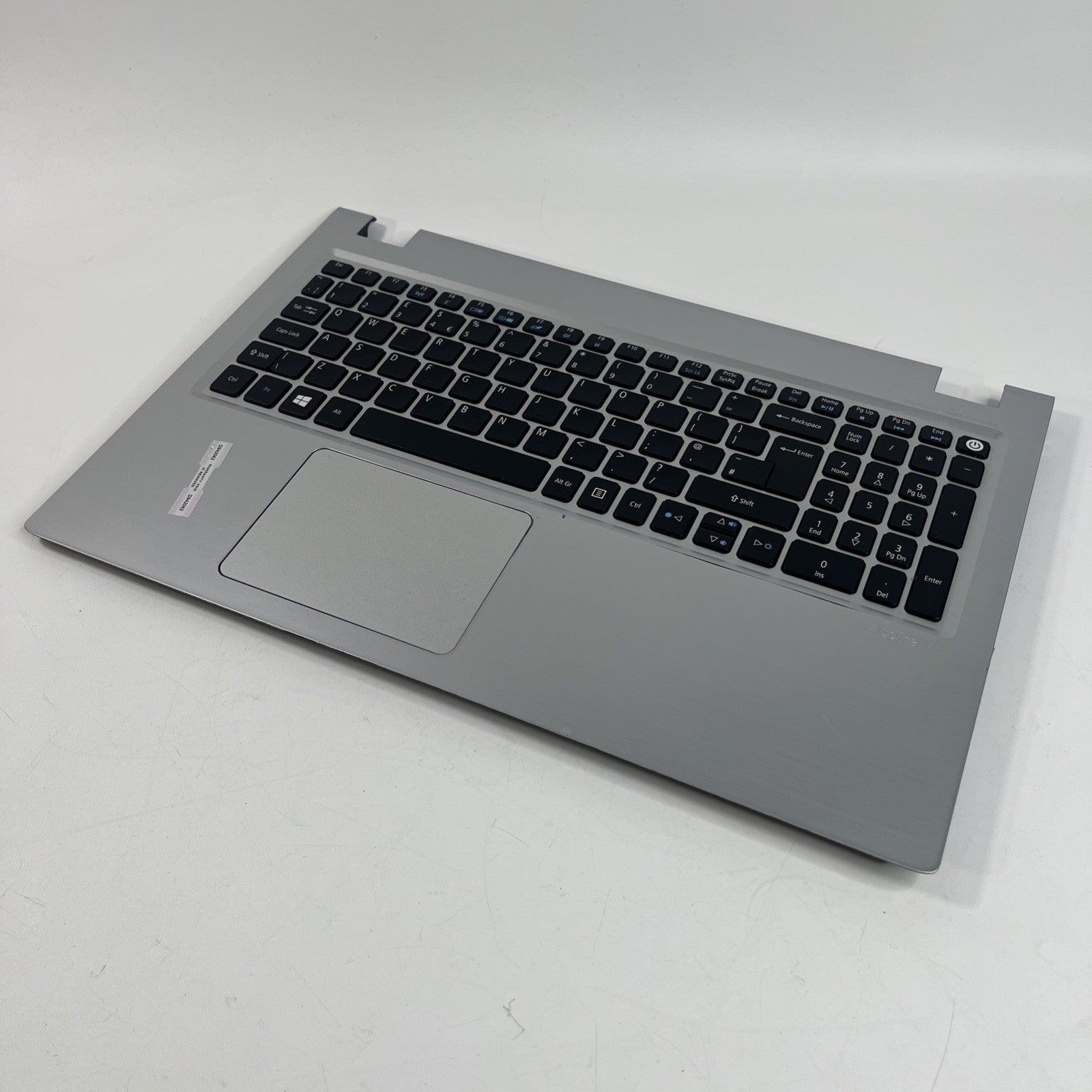 Sliver Acer Aspire V3-574 Palmrest UK Keyboard, Usb Board, Dc Cable & Touchpad.