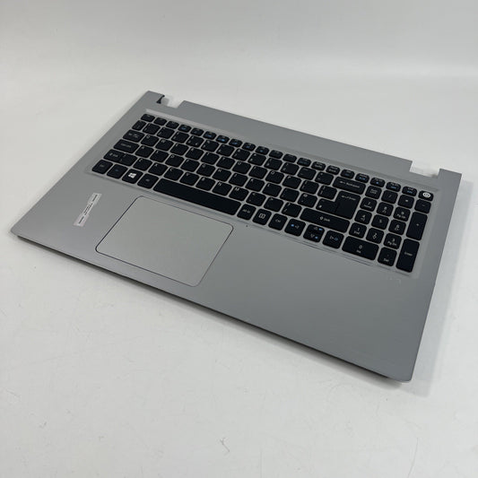 Sliver Acer Aspire V3-574 Palmrest UK Keyboard, Usb Board, Dc Cable & Touchpad.