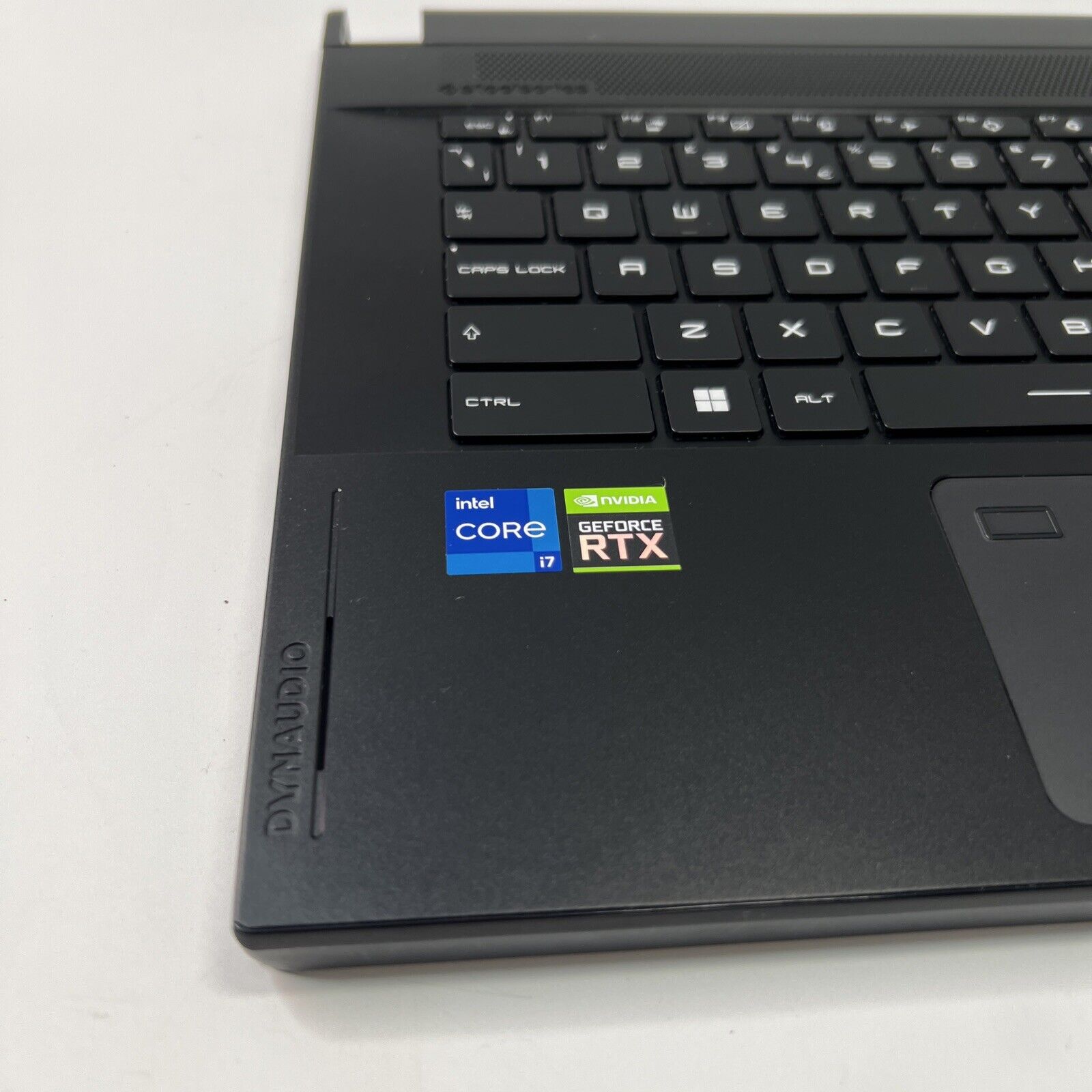 MSI Stealth GS66 MS-16V1 Complete Palmrest UK Keyboard Touchpad Speakers Black