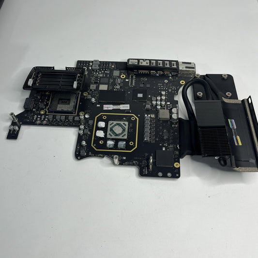 Apple iMac 27” Retina 5K Logic Board 2020A2115 EMC 3442 And Heatsink. No CPU.