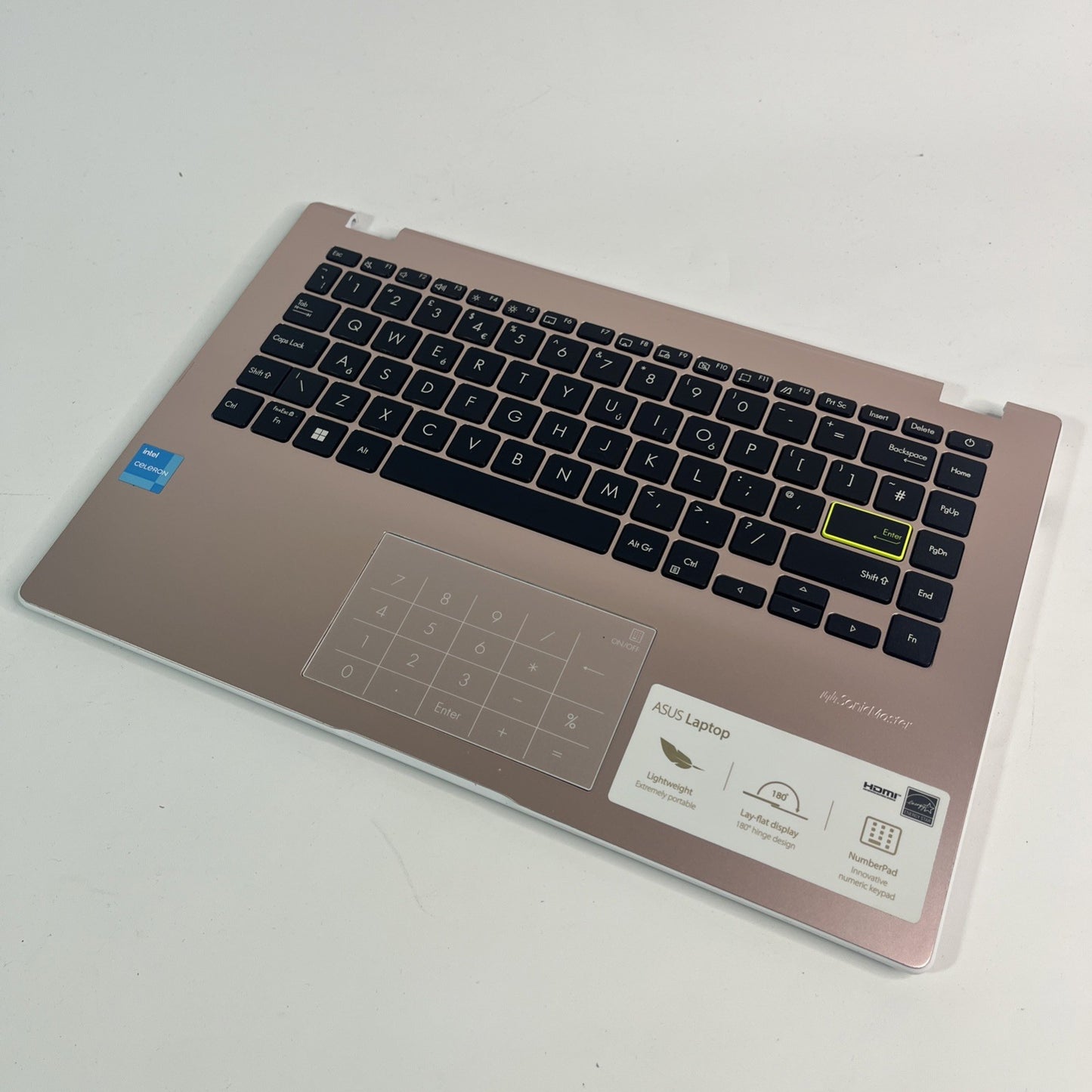 Genuine Asus Top Palmrest And  Keyboard ,E410K Rose Gold 3bbkwtajn70