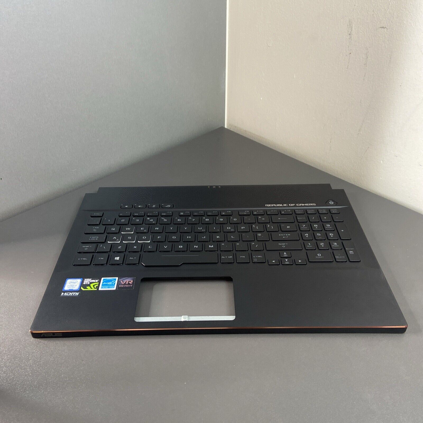 ASUS ROG Zephyrus M GM501G GM501GM GM501GS Palmrest & Backlit Keyboard 