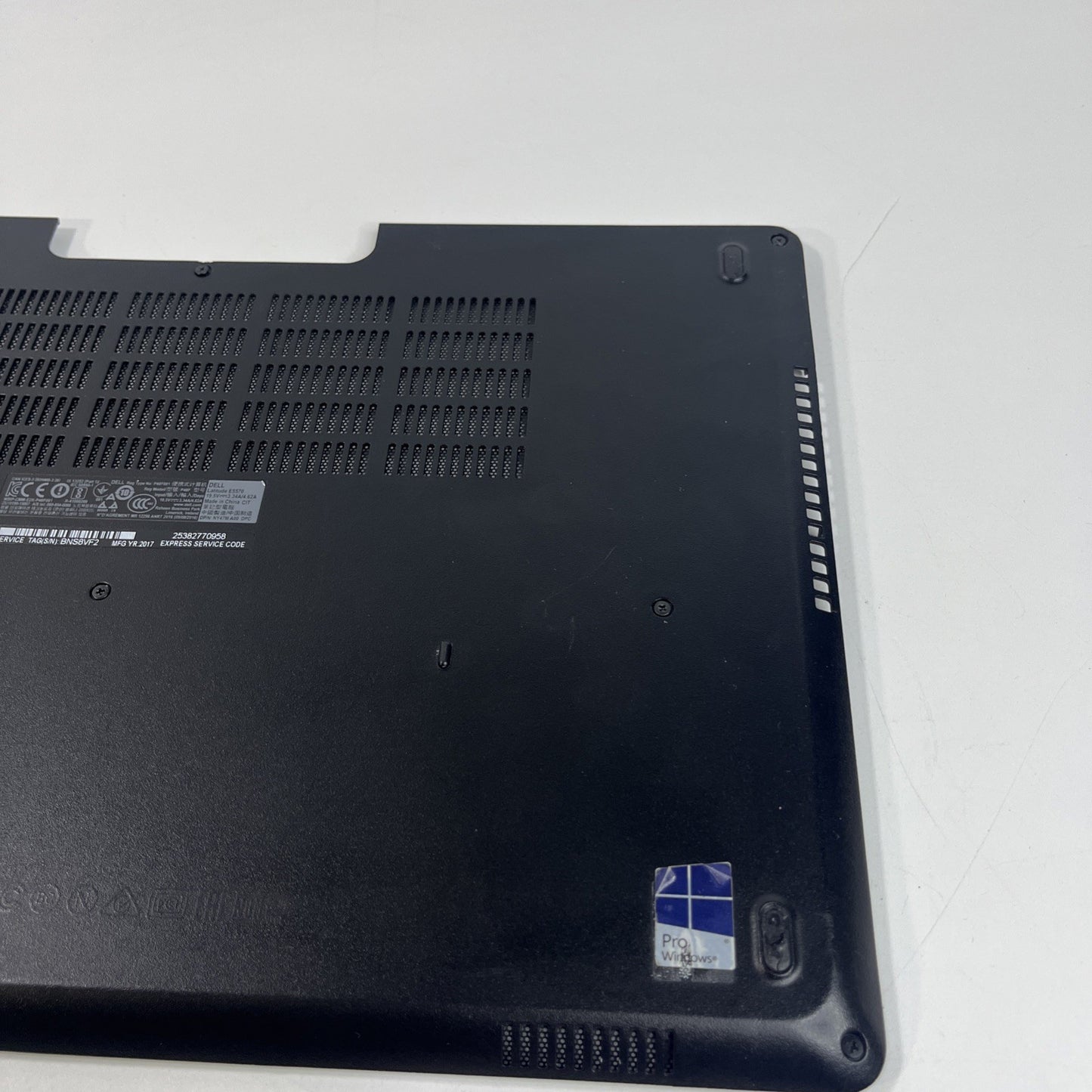 Genuine Black Dell Latitude E5570  Shell Bottom Base Case Cover Oovj58
