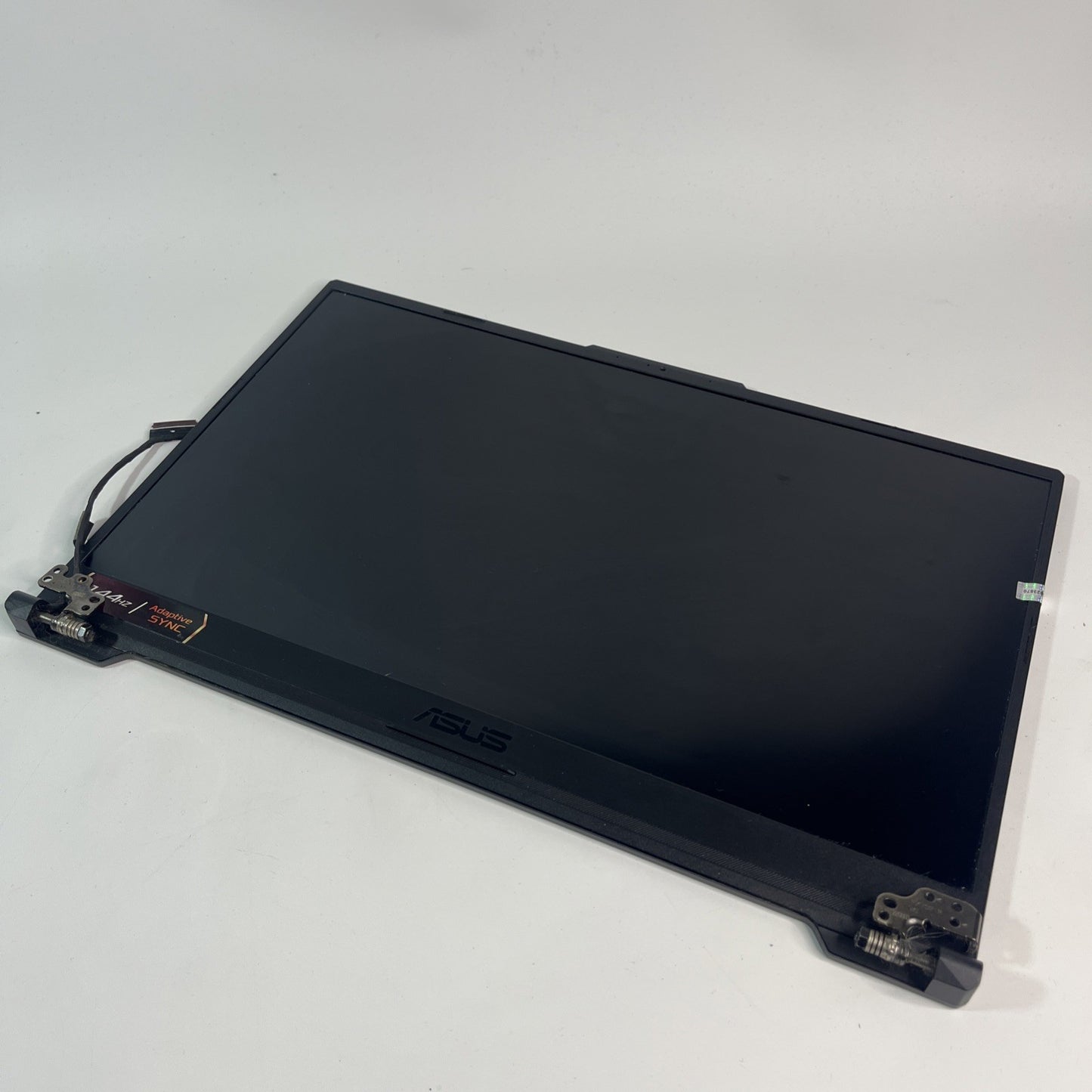 Black ASUS TUF Gaming F17 FX707ZC4 Complete Top Lid And Screen. Damaged Cable