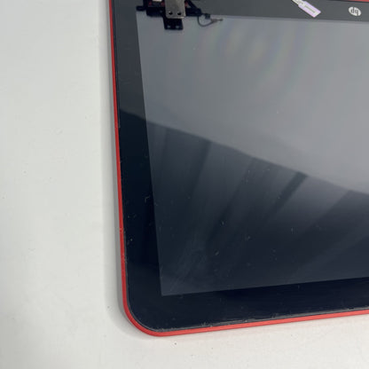 Genuine RED HP Pavilion X360 15-BK060sa Complete Screen Assembly Top Lid Cover
