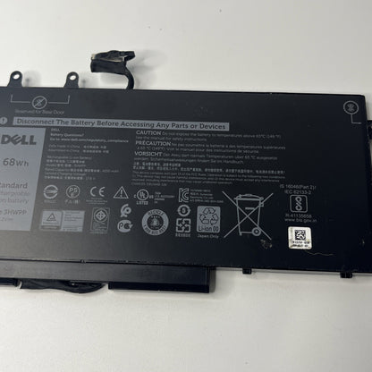 Genuine Dell Latitude 5410 68Wh Lithium Ion Battery 3WHPP Poor Condition