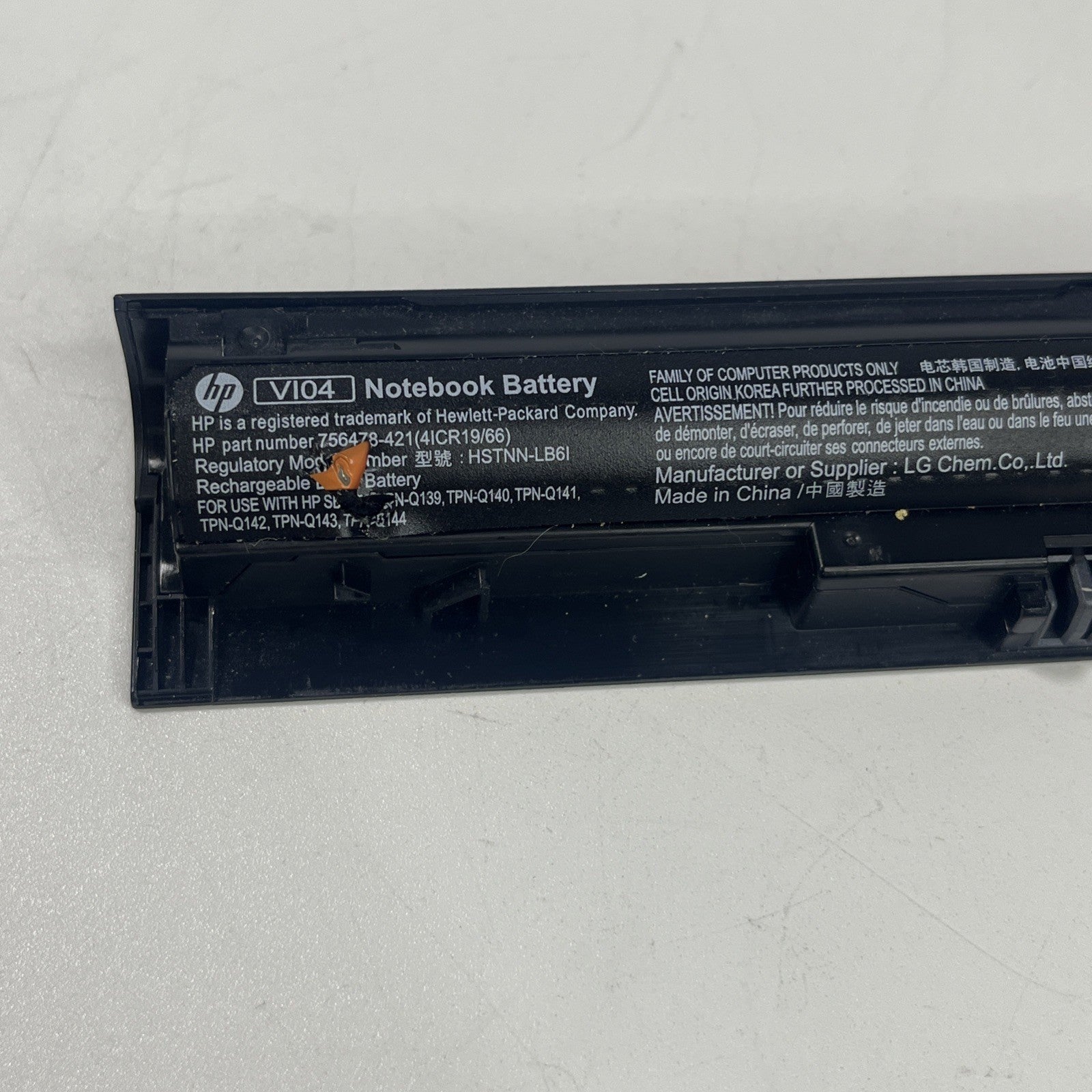 Genuine V104  Hp Pavilion 15-P189SA  Battery, Battery Health Good