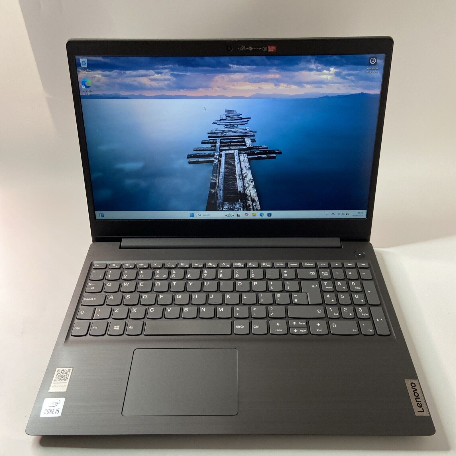 Lenovo V15 IML 15.6” FHD Laptop - Intel Core i5-10210U 8GB RAM 256GB SSD Win 11