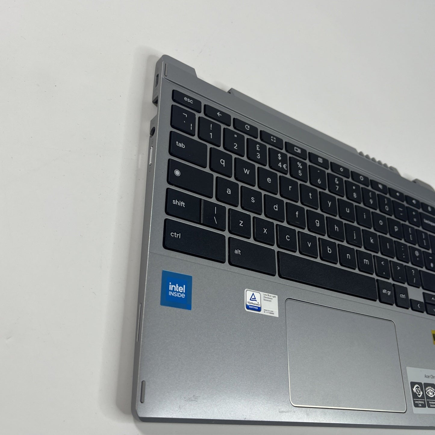 Acer Chromebook Spin CP312-1H Palmrest, Keyboard & Touchpad Silver.DA-47T-011