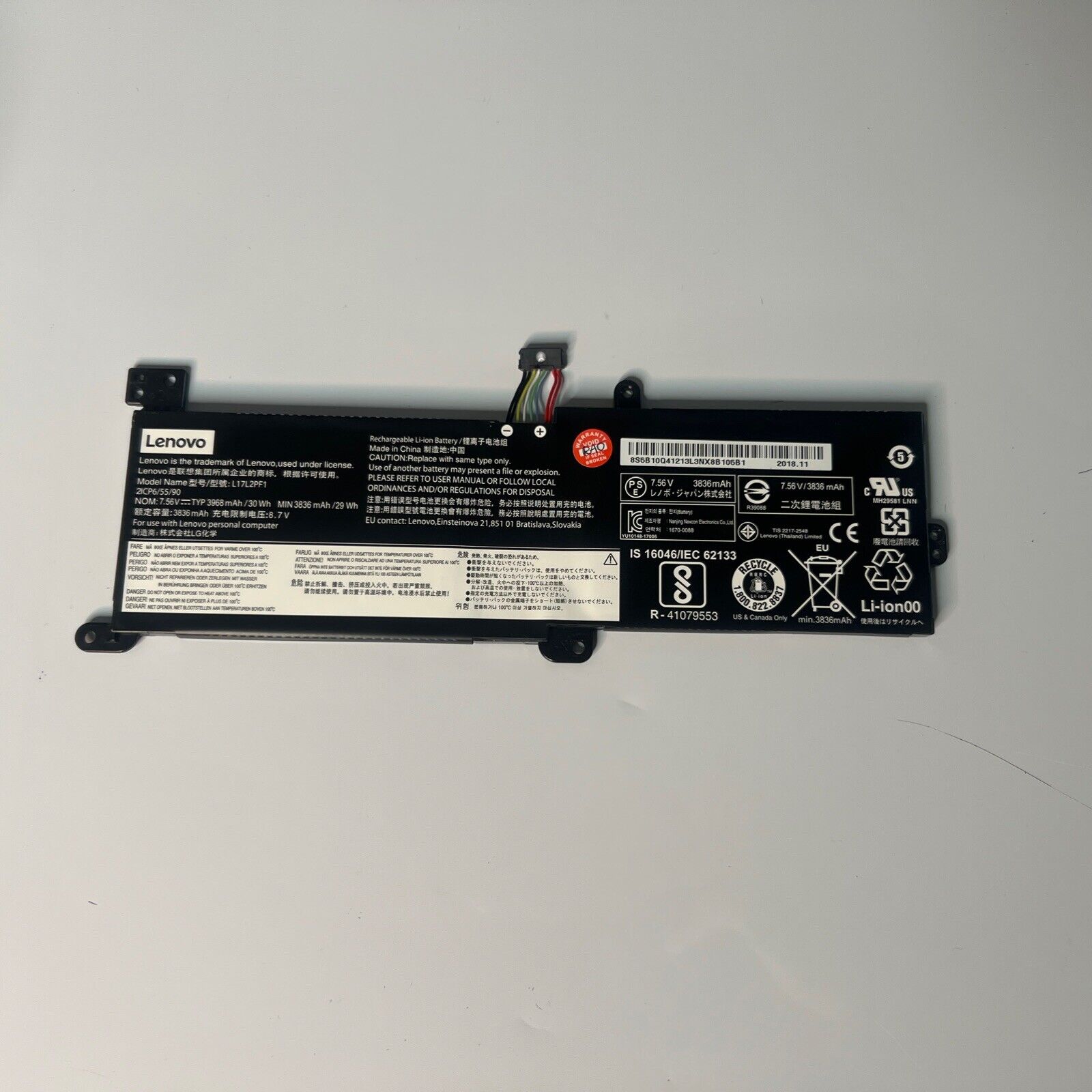 L17L2PF1 Battery For Lenovo IdeaPad 330-15IKB 320-15IKB