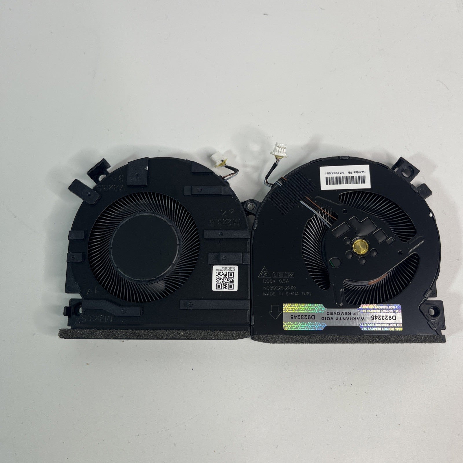 Genuine Black HP Victus 15-fa1003sa Cpu & GPu Cooling Fans N17902-001