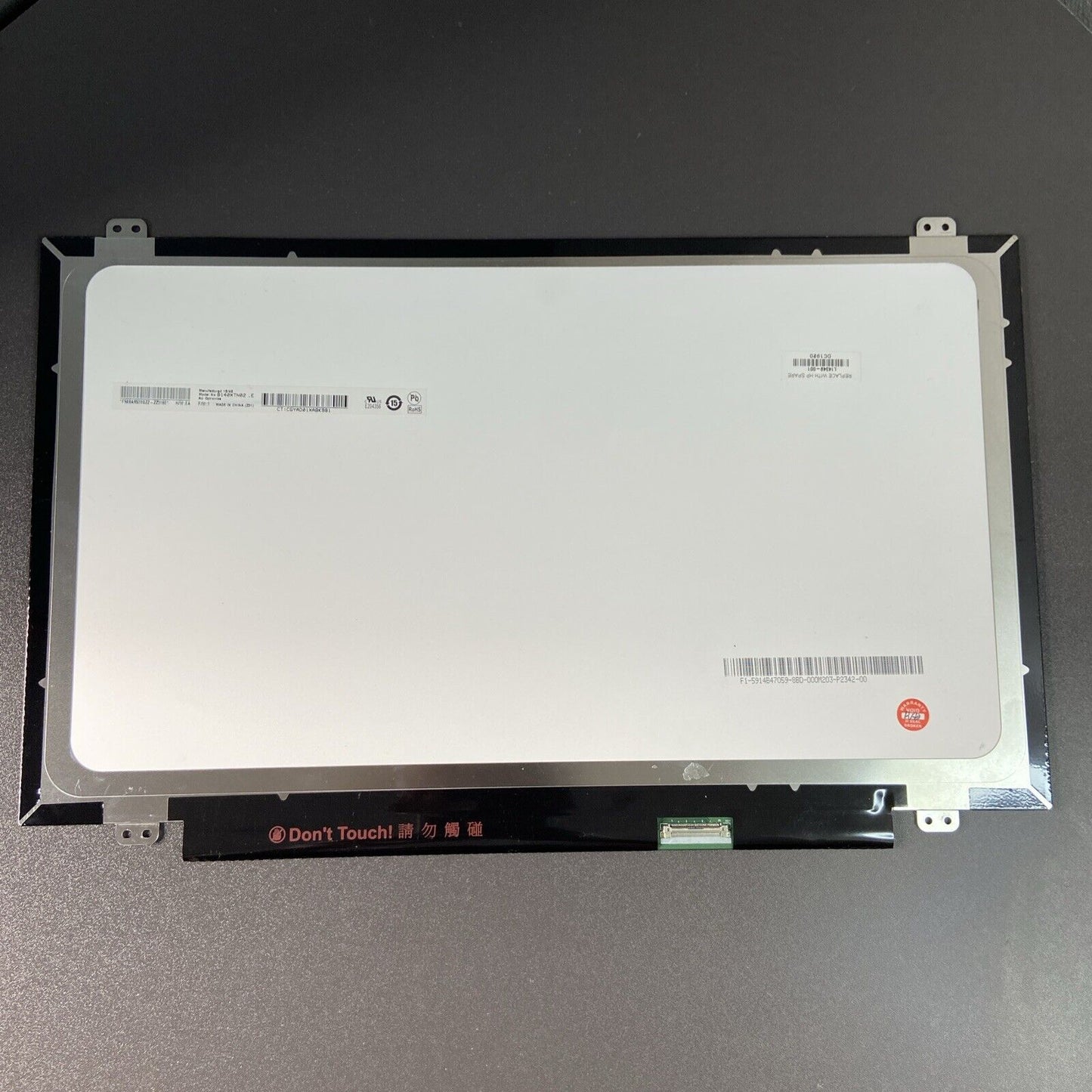 AU Optronics 14" HD LCD LED Screen P/N B140XTN02.E 30 Pin