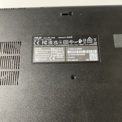 Asus Vivobook X1500E X1500EA 15.6" Base Cover Bottom Case Black 13N1-CEA1B01