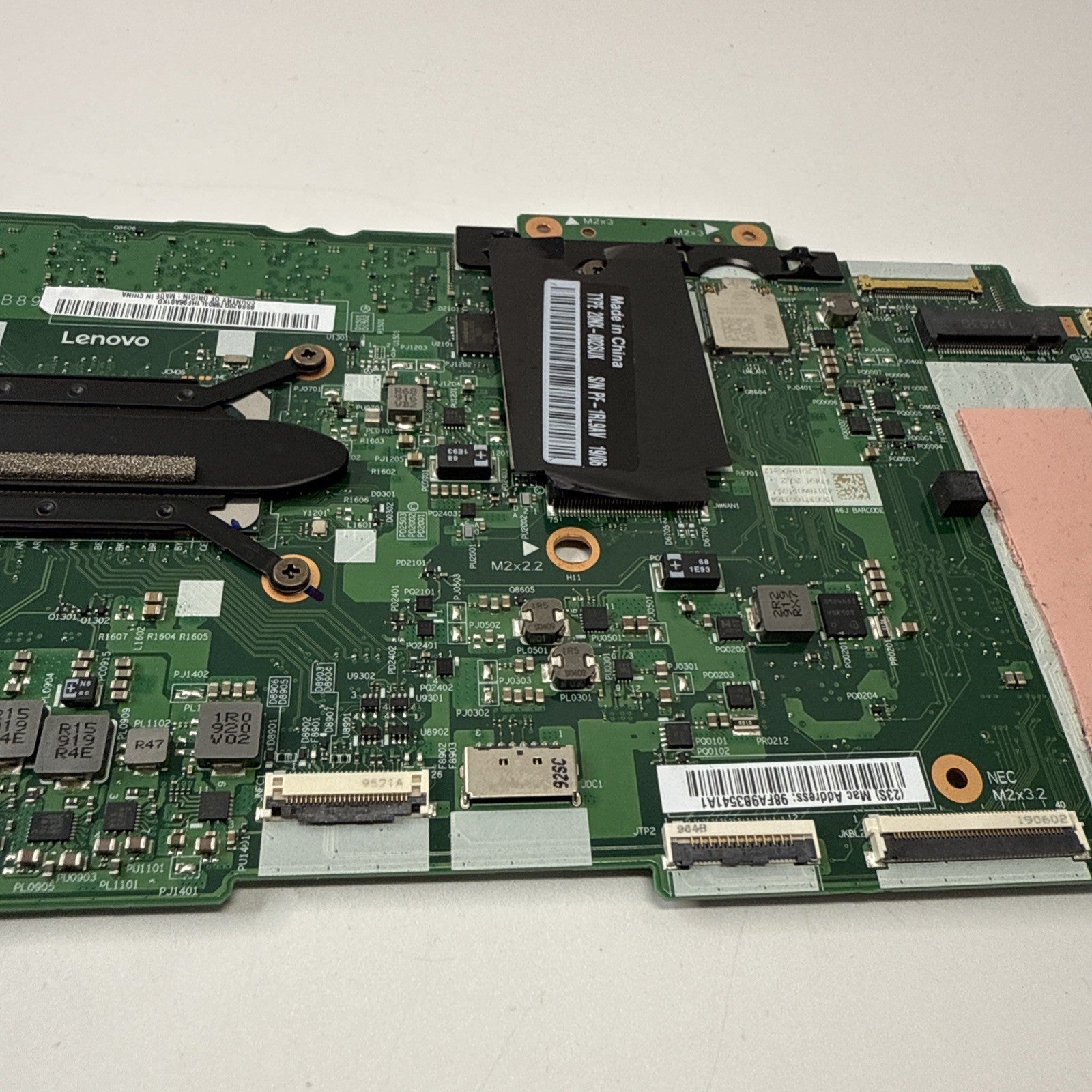 Lenovo ThinkPad T490S X390 Motherboard i7 Vpro 10th Gen NM-B891  Working