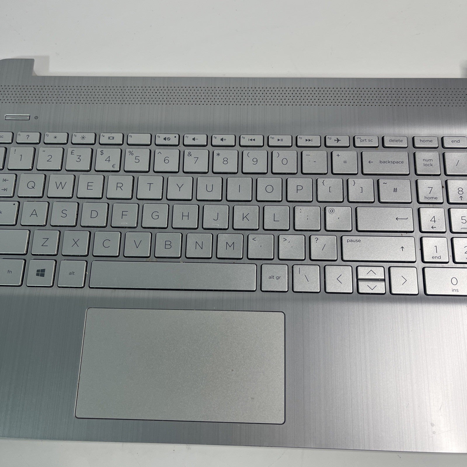 Genuine Silver HP 15s-Eq2510sa Palmrest, Keyboard, Speakers & Touchpad 4D0P5TS