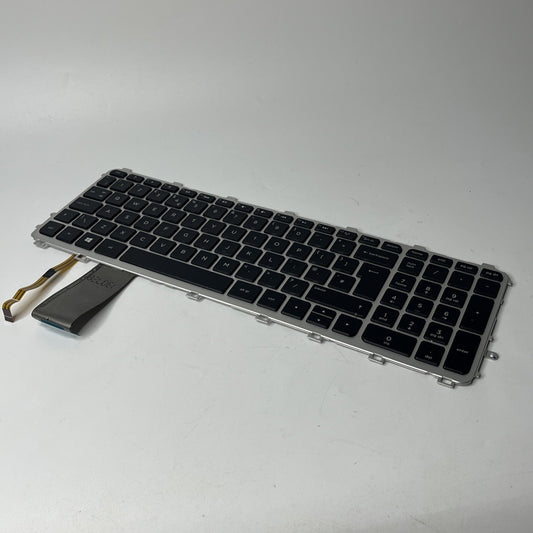Genuine Black HP ENVY TOUCHSMART 17 Notebook Keyboard Backlit .