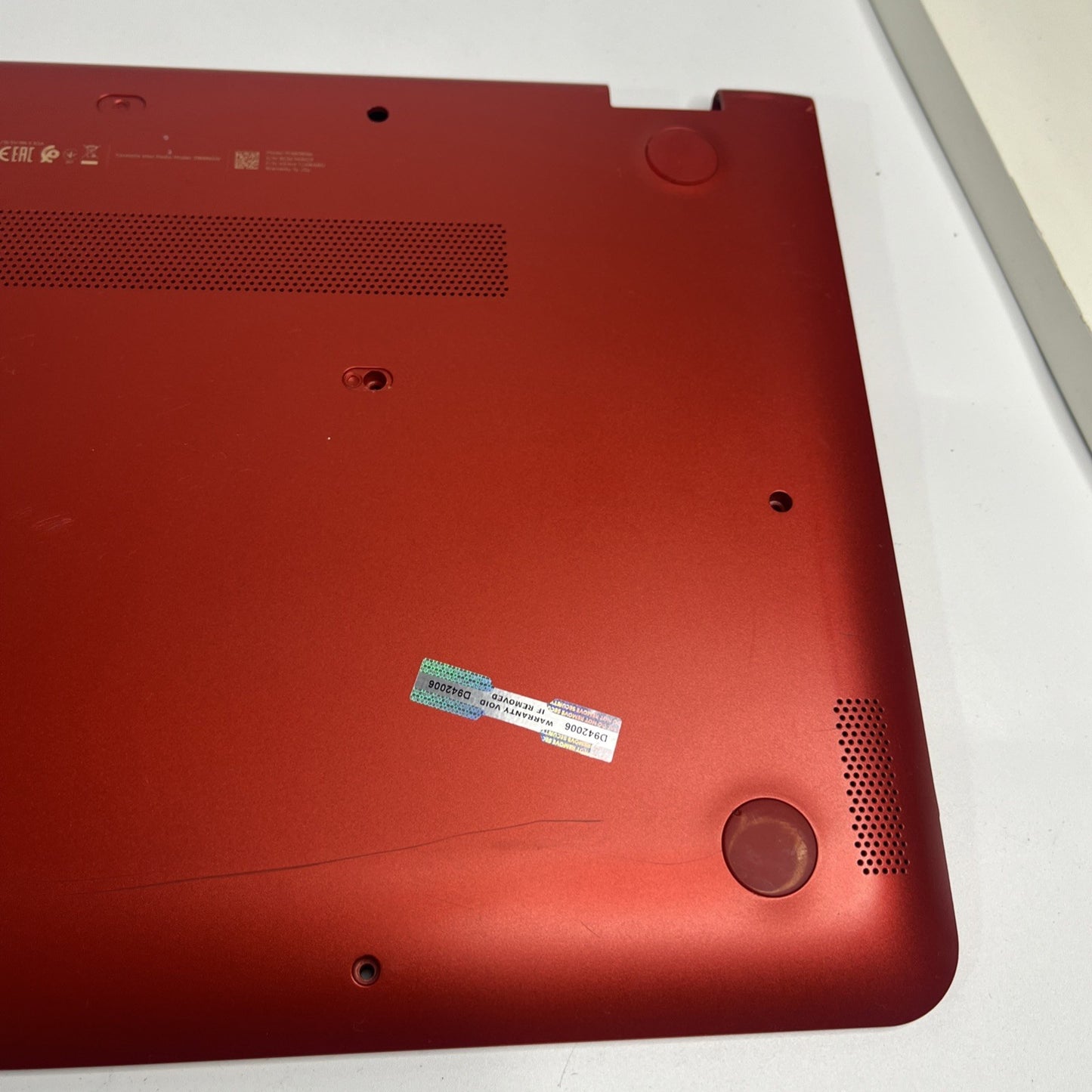 Genuine Red Hp Pavilion 15-BK060SA Bottom Base Cover Case, Speakers+ Usb Board.