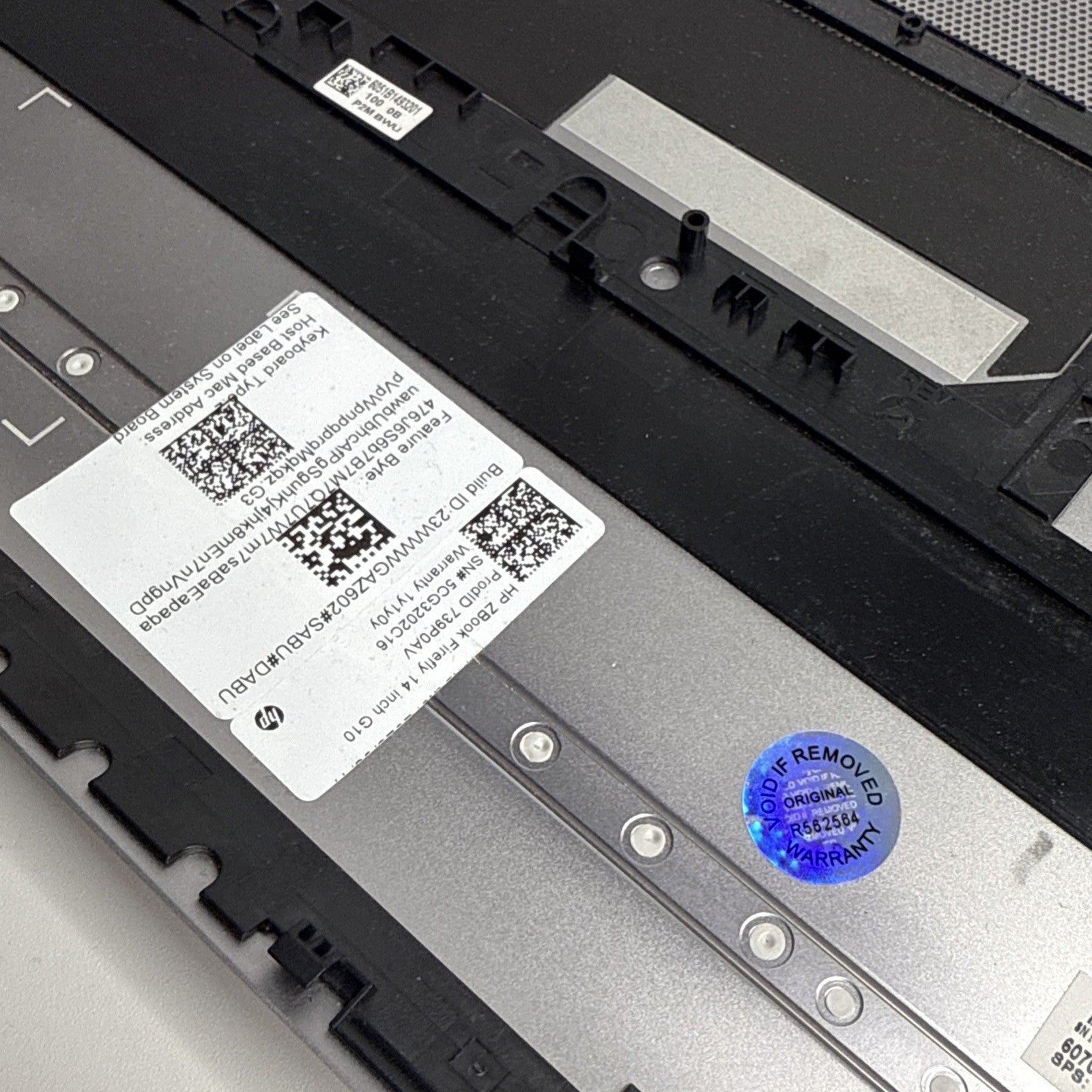 HP Zbook Firefly G10 Bottom Base Case Cover 6070B1957714 Silver Genuine