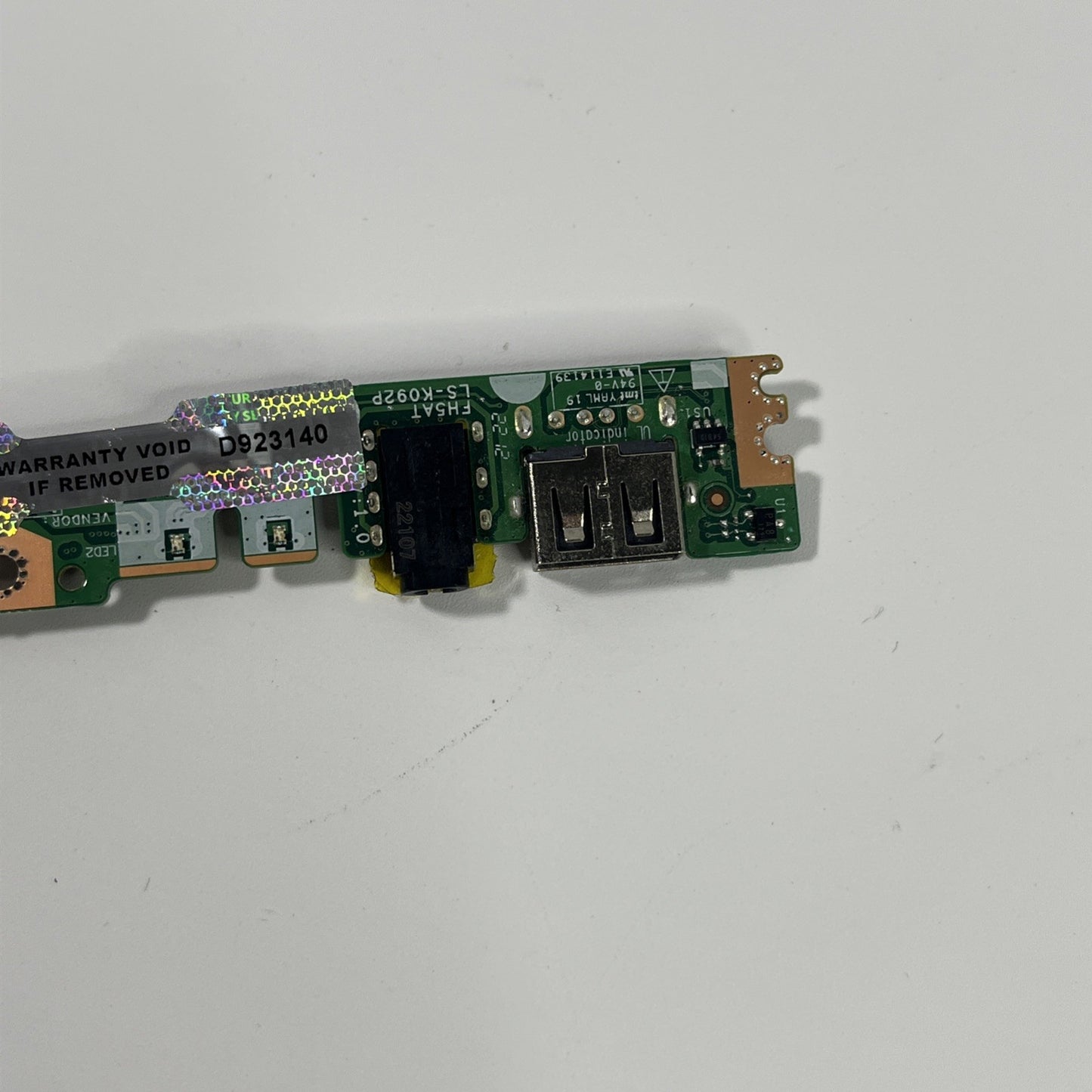 Acer Aspire Vero AV15-51 USB Port Audio Jack I/O Board 55.A4VN2.002 LS-K092P