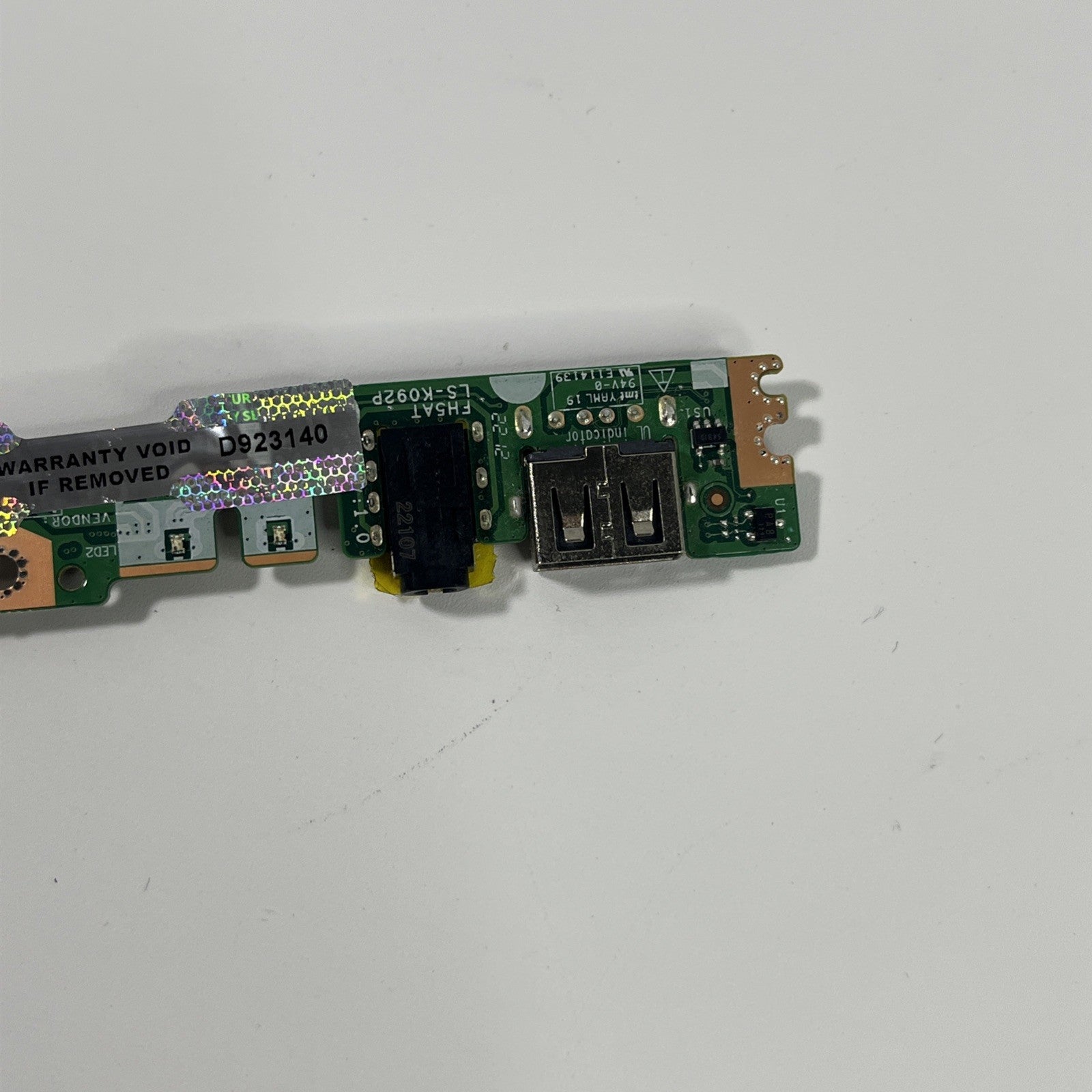 Acer Aspire Vero AV15-51 USB Port Audio Jack I/O Board 55.A4VN2.002 LS-K092P