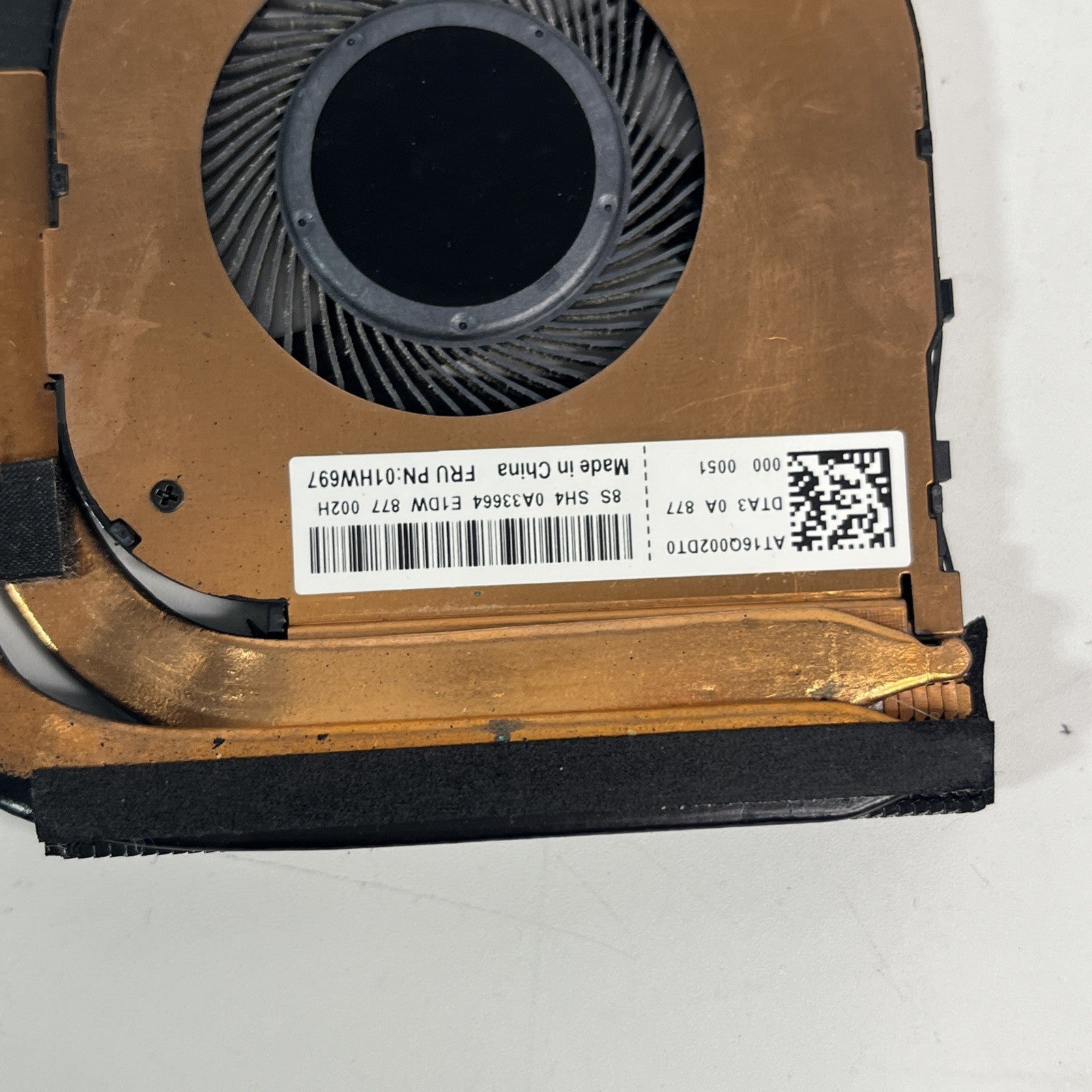 CPU heatsink With FAN Lenovo ThinkPad T480s L470  01HW699 01HW697 01HW698 inc va