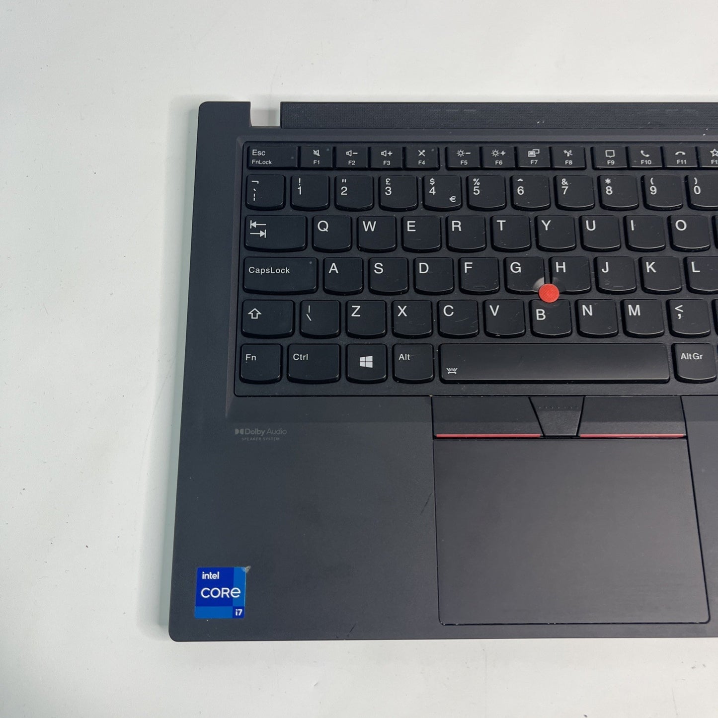 Genuine Black Lenovo ThinkPad P14s Gen 2 Complete Palmrest Uk Keyboard PK471000