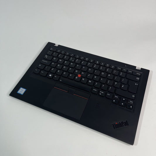 Genuine black Lenovo ThinkPad X1 Carbon 6th Gen Complete UK Palmrest SN20p38734