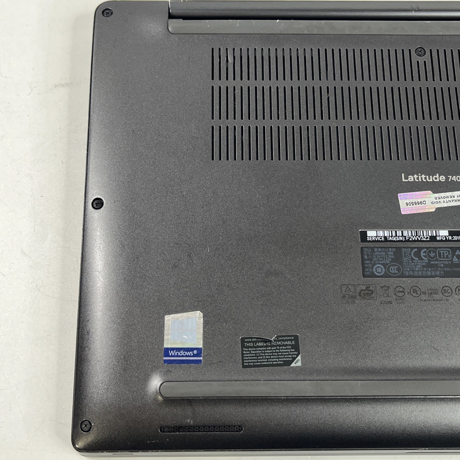 Dell Latitude 7400 14’’ Laptop Core i7-8665U 16GB RAM 256GB SSD Windows 11