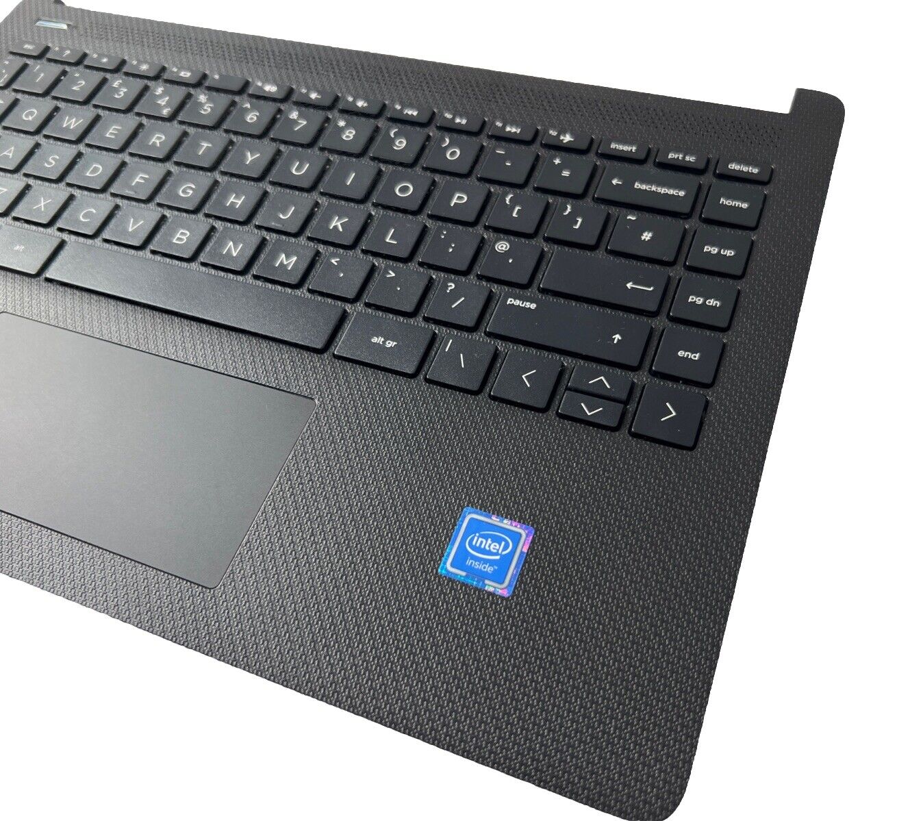 HP 14-DQ0518SA Complete Palmrest Housing Touchpad UK Keyboard DC JACK Black