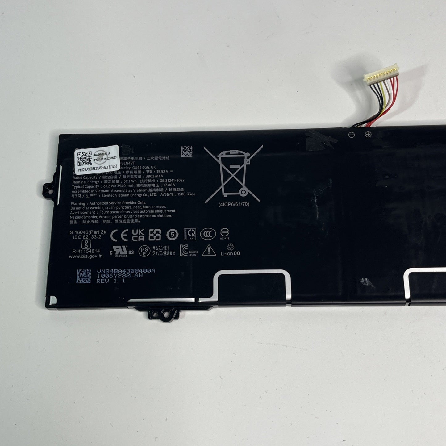 Samsung Galaxy Book 3 360 Battery AA-PBLN4VT Genuine OEM – Very Good