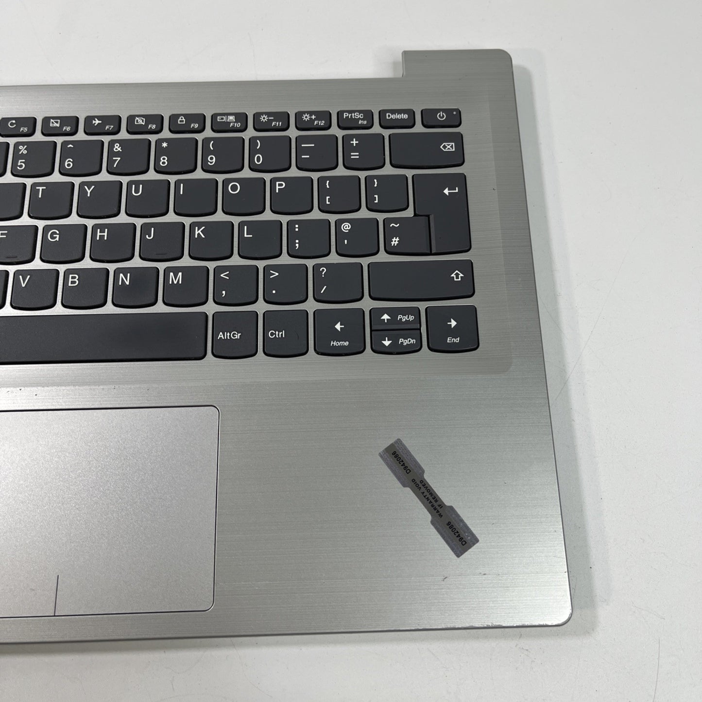 Genuine Silver Lenovo IdeaPad 320S-14IKB Palmrest Keyboard, Touchpad & Speakers.