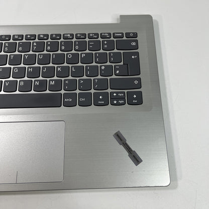 Genuine Silver Lenovo IdeaPad 320S-14IKB Palmrest Keyboard, Touchpad & Speakers.