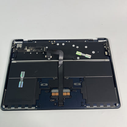 Apple Macbook Air 13 A2681 EMC 4074 Palmrest M2 UK Keyboard Midnight Blue