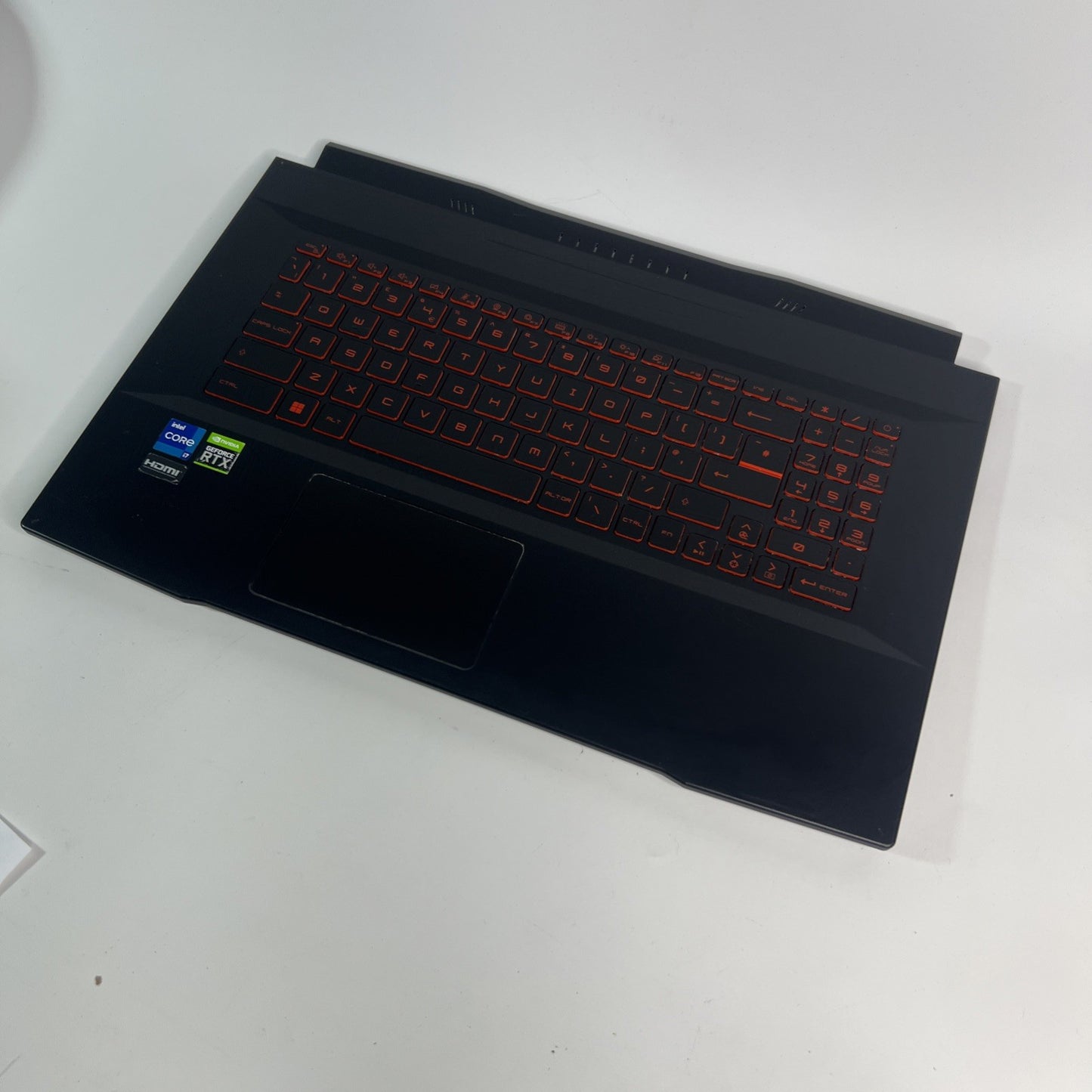 MSI Katana GF76 12UE Palmrest Assembly – Complete UK Keyboard – Grade B