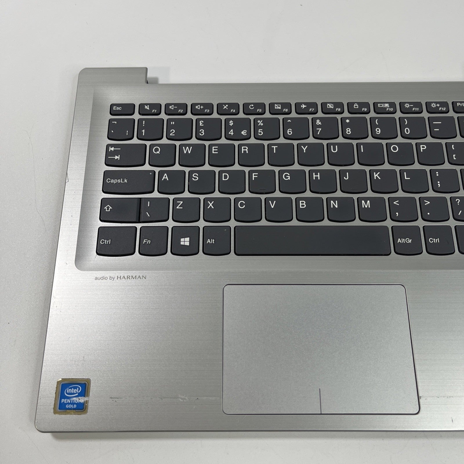 Genuine Silver Lenovo IdeaPad 320S-14IKB Palmrest Keyboard, Touchpad & Speakers.