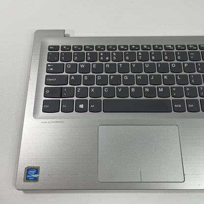 Genuine Silver Lenovo IdeaPad 320S-14IKB Palmrest Keyboard, Touchpad & Speakers.