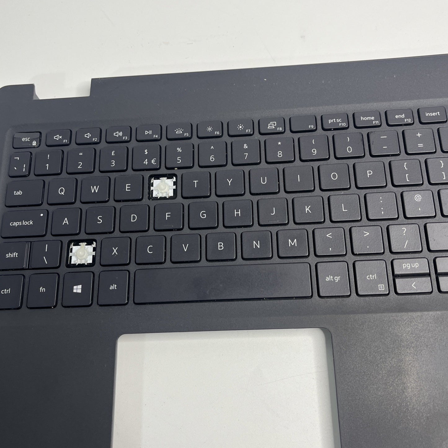 Genuine Grey Dell Latitude 3510 Palmrest Keyboard And Speakers  Missing Keys.