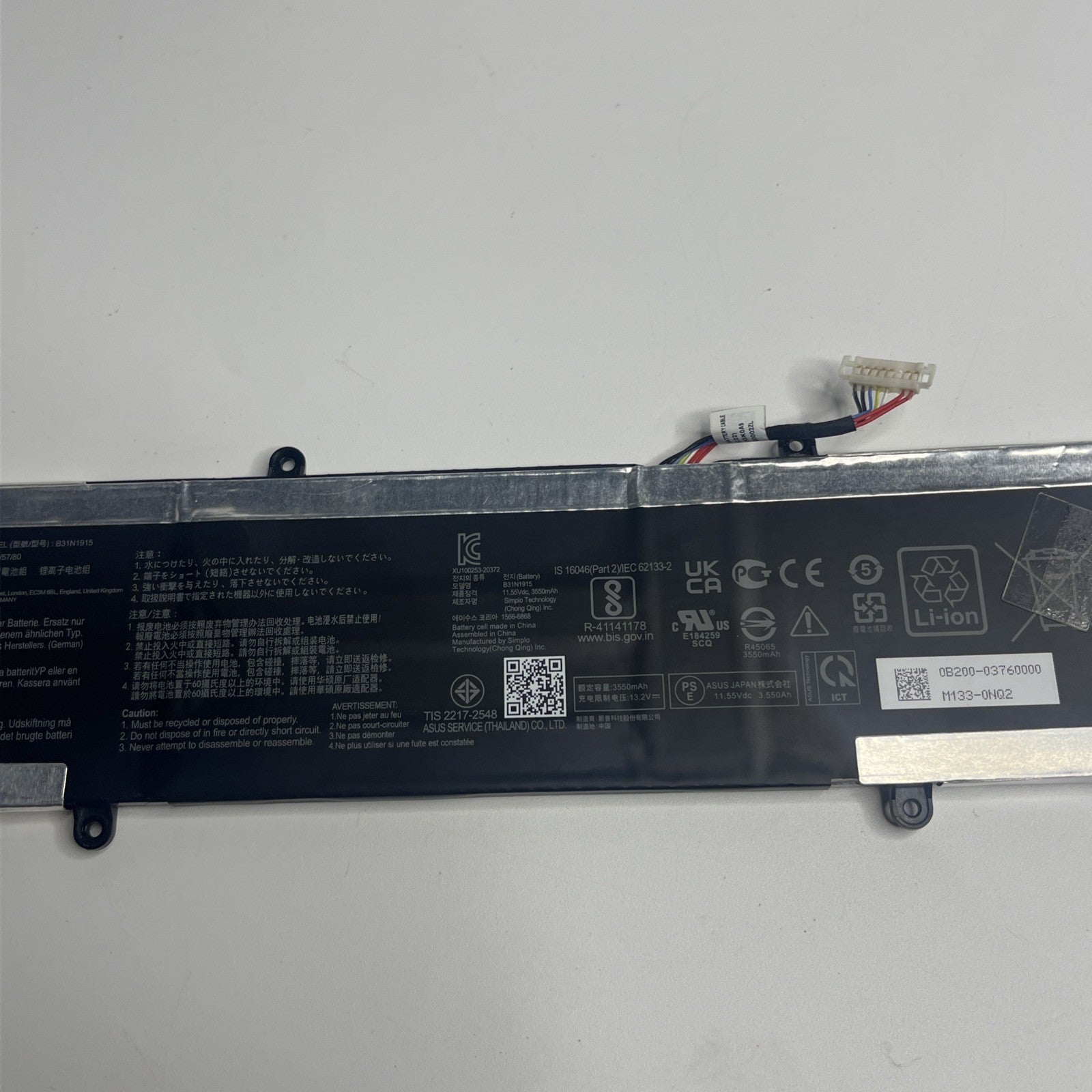 Genuine Asus ExpertBook B1500C , B31N1915 Laptop Battery. Very Good Condition