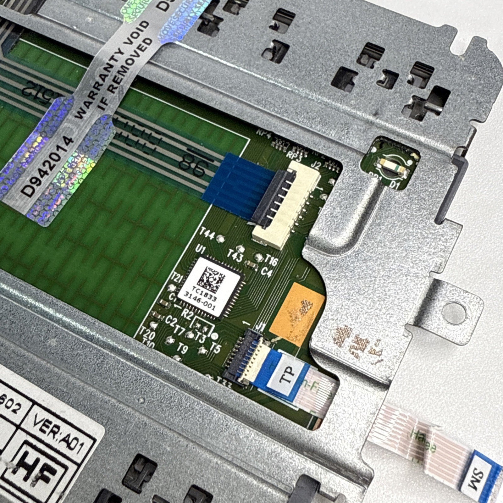 Genuine HP EliteBook 820 G3 Trackpad Touchpad Buttons Flex Cable + Screws