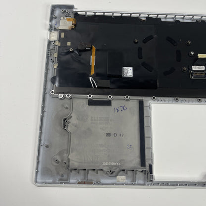 Genuine White Samsung Galaxy Book Pro NP950XDB  Palmrest & Keyboard BA5904593A.