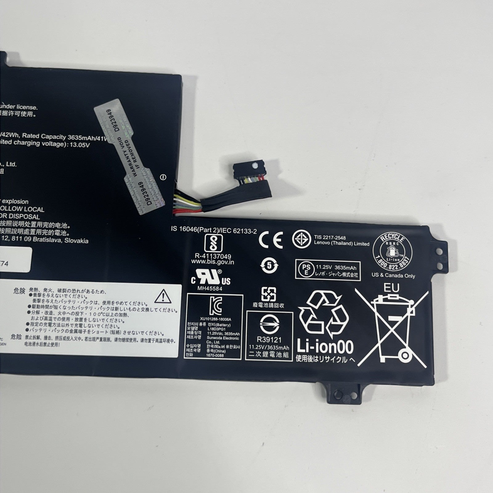 L17L3PB0 L18D3PG1 Battery for Lenovo 100E 500E Chromebook C340-11 S340-14 Serie