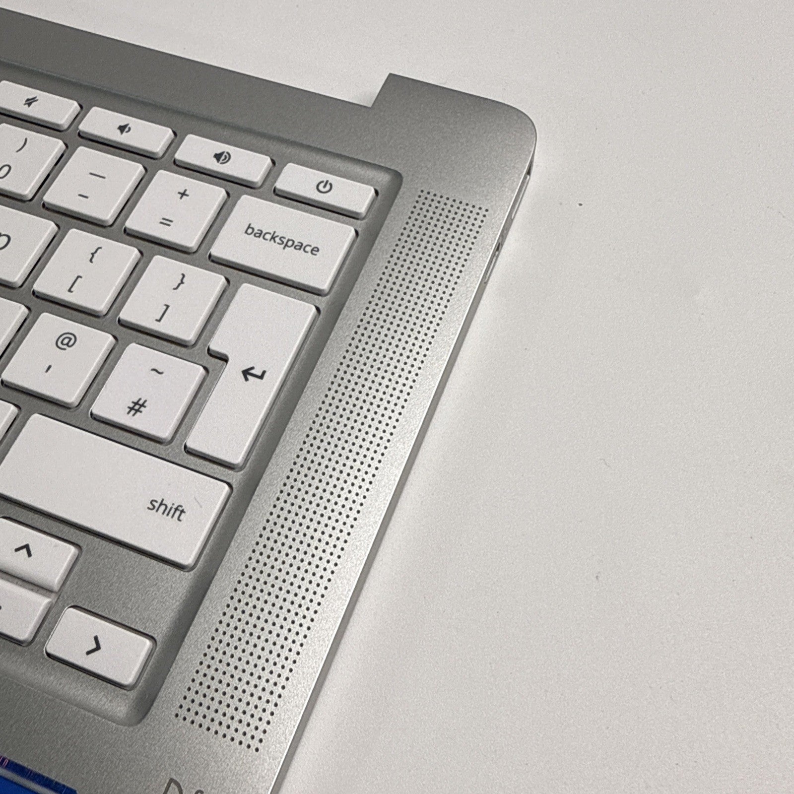 HP Chromebook 14A-NA0001sa Palmrest Cover Keyboard UK Sliver Speakers Genuine